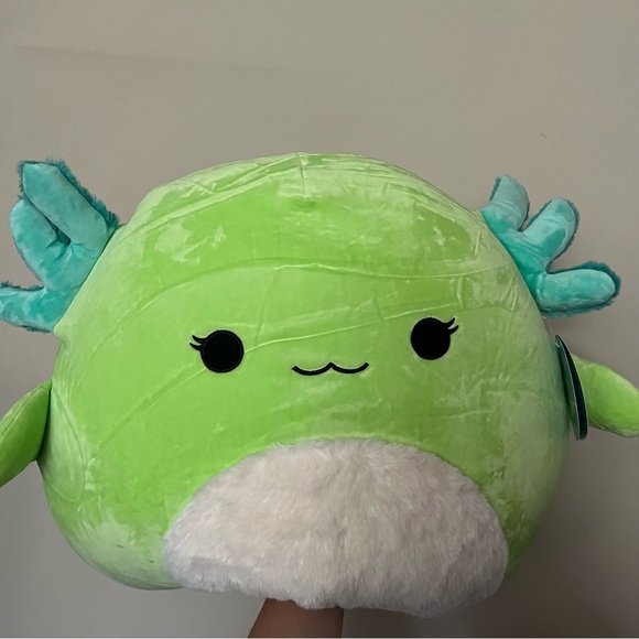NWT 16” Mipsy the Green Fuzzy Belly Axolotl Squishmallow - Picture 2 of 2
